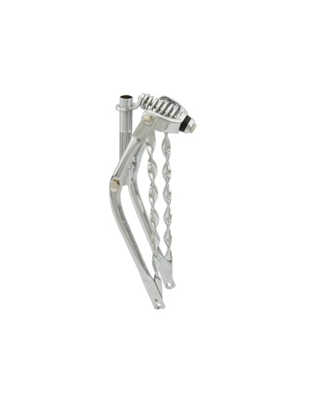 20 Lowrider Classic Spring Fork 1 Inch W/Twisted Bars Chrome.